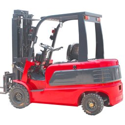Electric Four-Wheel Forklift Supplier - Manufacturer in Stock Stacker Forklift