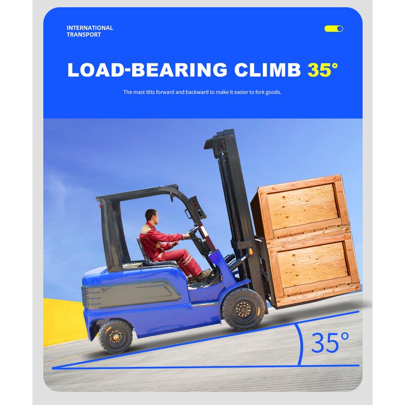 Electric Forklift Truck Factory - 4.0 Ton Modern Hyundai All Electric 4WD