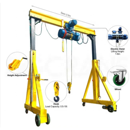 Mobile Gantry Crane Factory - 2-5ton A-frame Portable Hand Adjustable