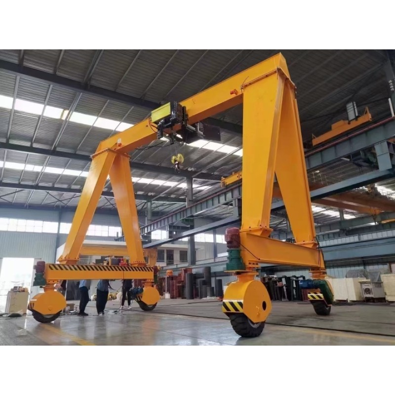 Gantry Crane Supplier - 20ton Rubber Tyres Outdoor Rough Terrain