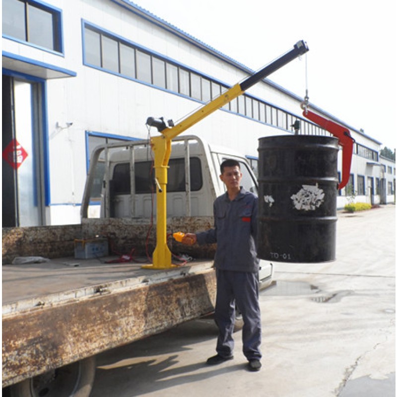Truck Mounted Crane Factory - 1000kg Hydraulic Electric 12v/24v