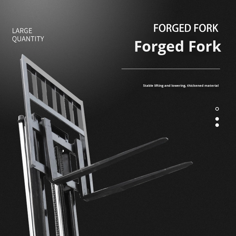 Electric Forklift Factory - 0.5-1Ton Small Hydraulic Loader 4-Wheel