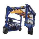 Straddle carrier crane