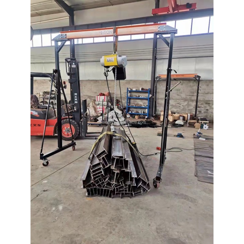 Portable Gantry Crane Supplier - 1000kg Adjustable Height Telescope