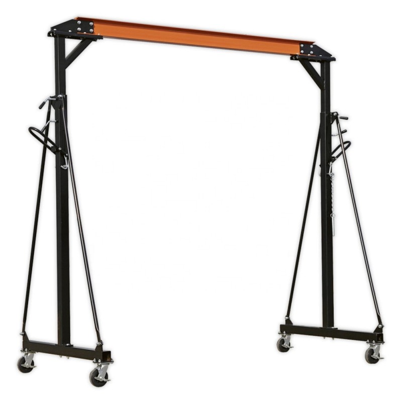 Steel Gantry Crane Factory - 500-2000kg Adjustable Height Portable