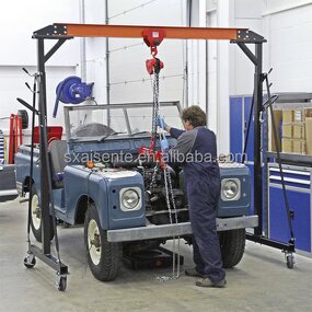 Steel Gantry Crane Factory - 500-2000kg Adjustable Height Portable