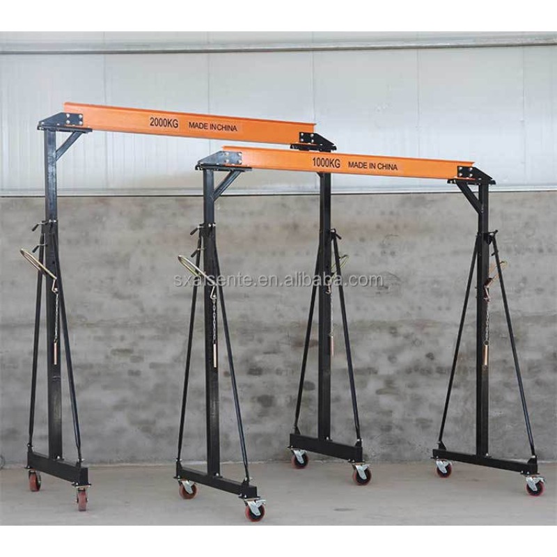 Portable Gantry Crane Supplier - 1000kg Adjustable Height Telescope