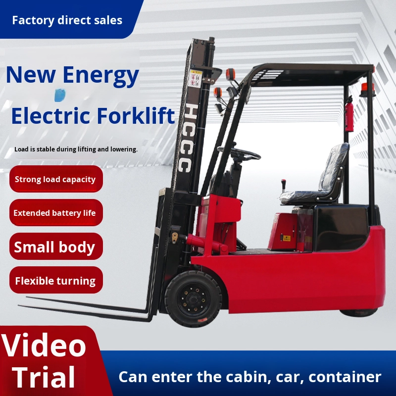 Electric Forklift Factory - 0.5-1Ton Small Hydraulic Loader 4-Wheel
