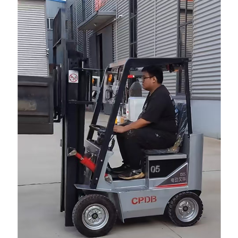 Electric Forklift Factory - 0.5-1Ton Small Hydraulic Loader 4-Wheel