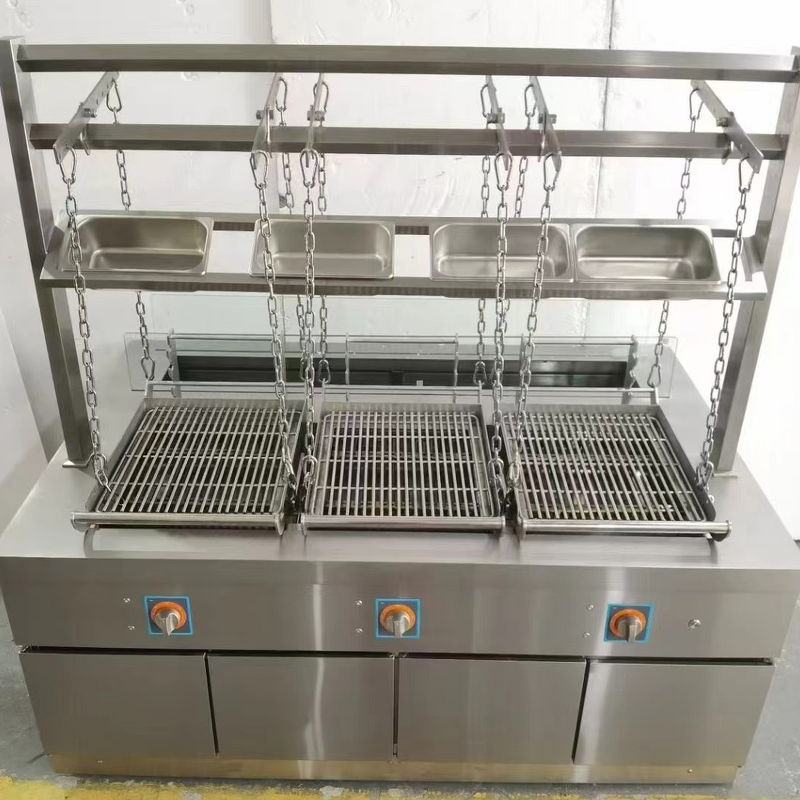 Electric BBQ Grill Factory - Stainless Steel Chain Grill Adjustable Height Smokeless