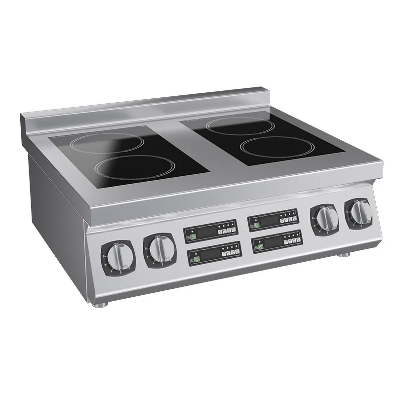 Induction Cooker Supplier - Half Bridge 4 Burner 380V Hotel Kitchen Stove