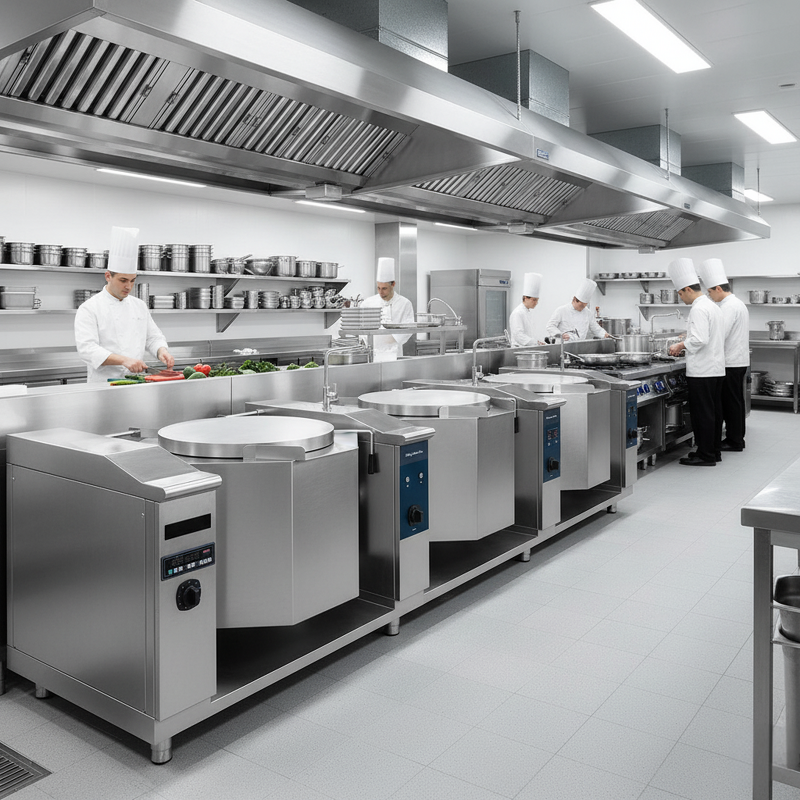 Gas Tilting Bratt Pan Manufacturer - Central Kitchen Electric Multifunctional Braiser