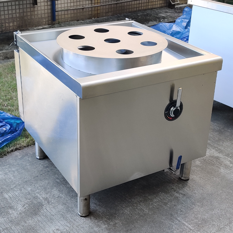 Dim Sum Steamer Manufacturer - 380V Double Burner Stainless Steel Steaming Equipment