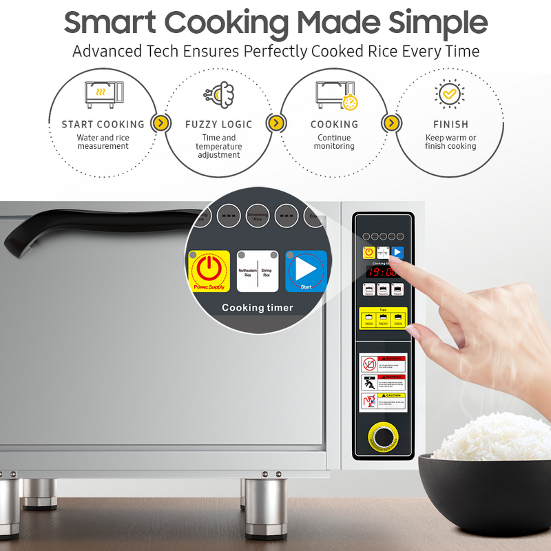 Rice Cooker Manufacturer - Double Layer Large Capacity Automatic Commercial Steamer