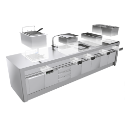 Buffet Station Supplier - Commercial Modular Induction Cooking Stations Customizable
