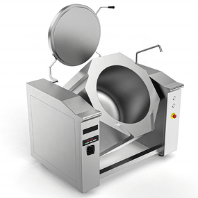 Industrial Cooking Mixer Pot Supplier - Electric Tilting Boiling Pan Induction Kettle