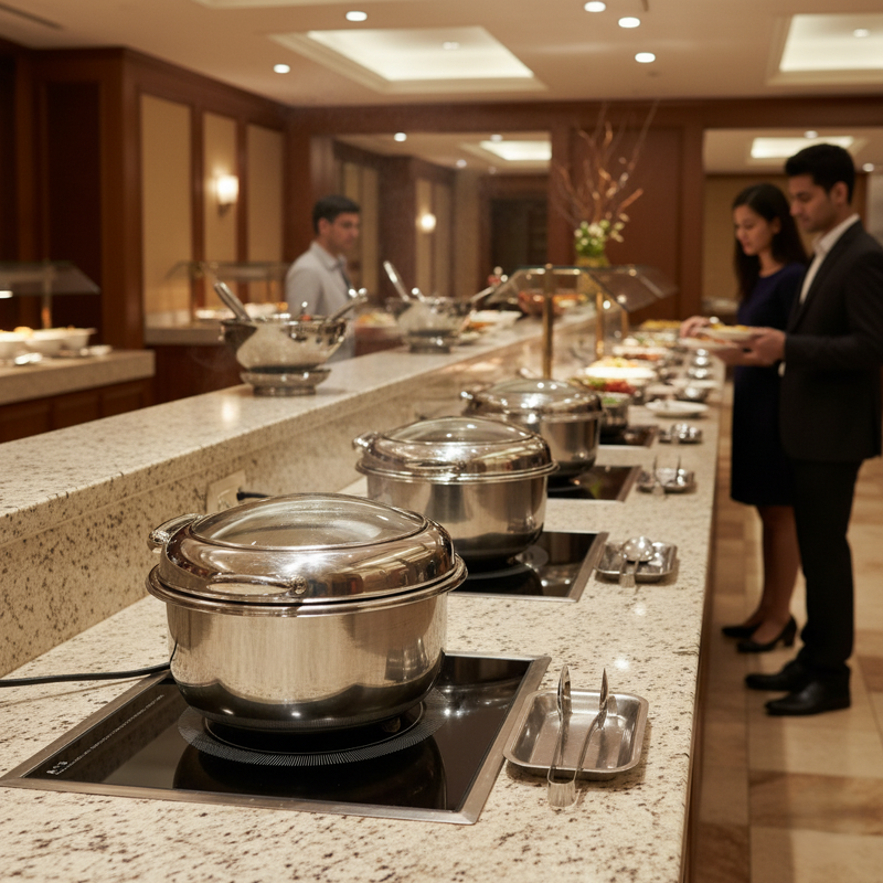 Electric Food Warmer Factory - Built-in Warming Plate Adjustable Temperature for Banquet