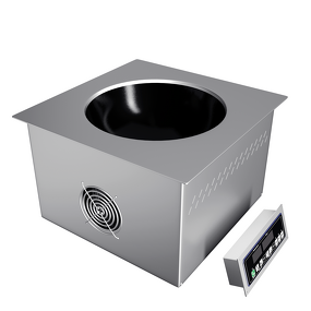 Induction Wok Range Factory - Built-In Electric Cooking Stove Professional Kitchen