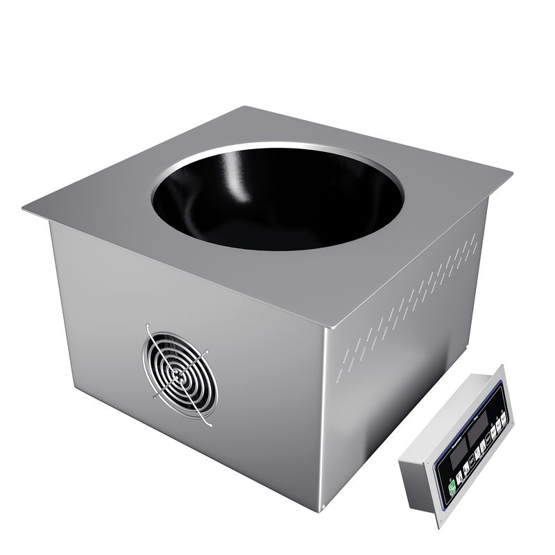 Induction Wok Range Factory - Built-In Electric Cooking Stove Professional Kitchen