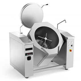 Induction Tilting Boiling Pan Supplier - Stainless Steel with Electric Lift for Kitchen