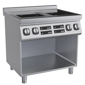 Induction Cooker Manufacturer - 4 Burner Commercial Stainless Steel Cooking Range