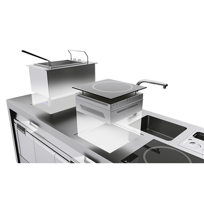 Buffet Station Supplier - Commercial Modular Induction Cooking Stations Customizable