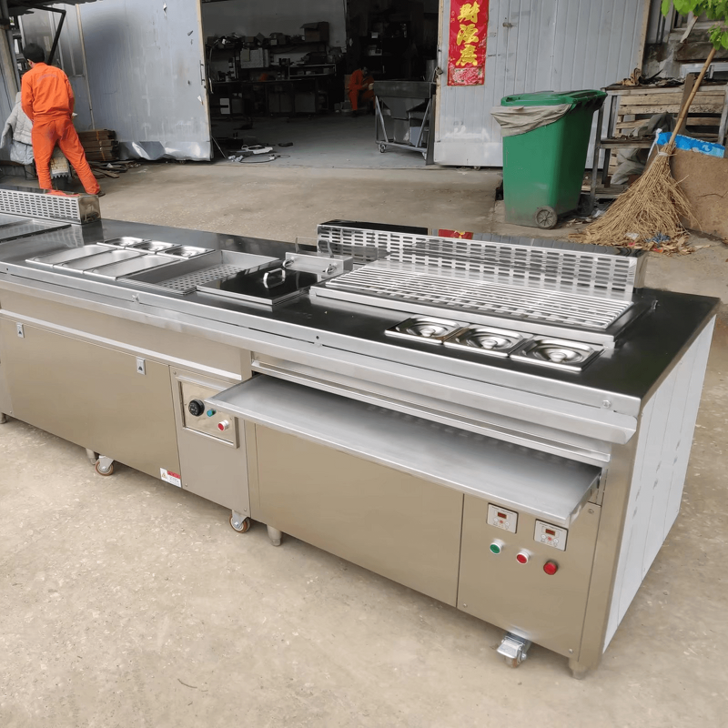 Modular Cooking Equipment Supplier - Electric Table Grill BBQ Teppanyaki Combination