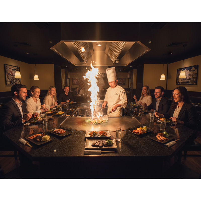 Teppanyaki Grill Table Manufacturer - Custom Hibachi Grill for Restaurants Hotels