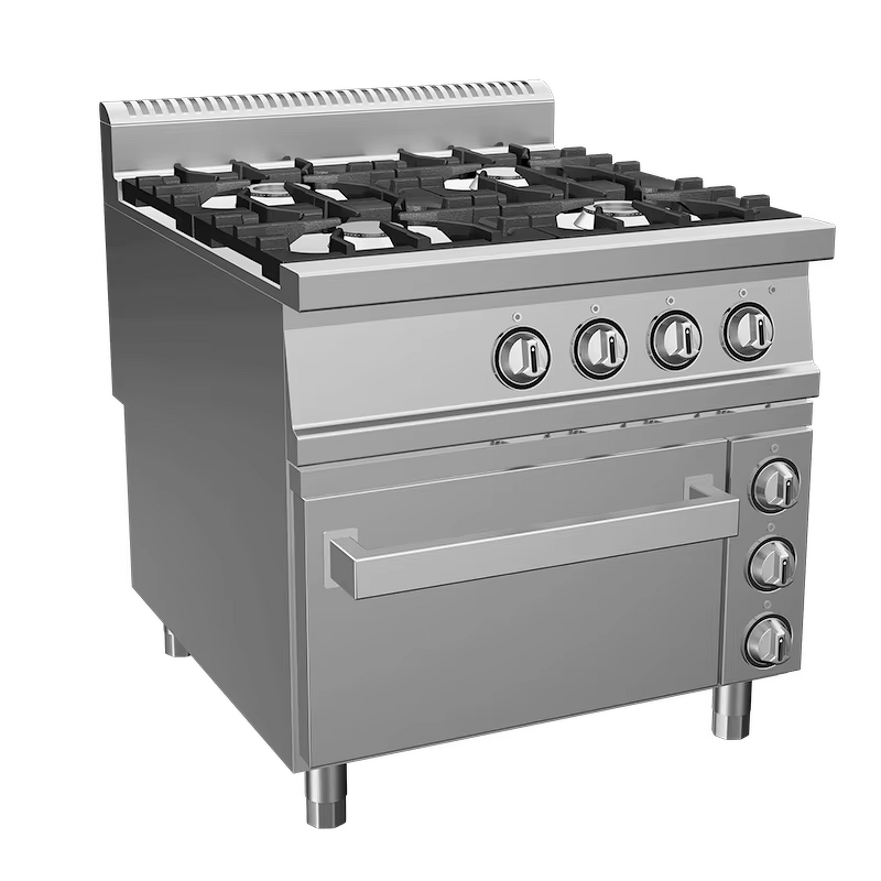 Gas Range Supplier - OEM/ODM 4 Burner with Oven Stainless Steel Custom