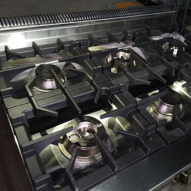 Gas Stove Factory - 4 Burner Heavy Duty Stainless Steel LPG NG Range