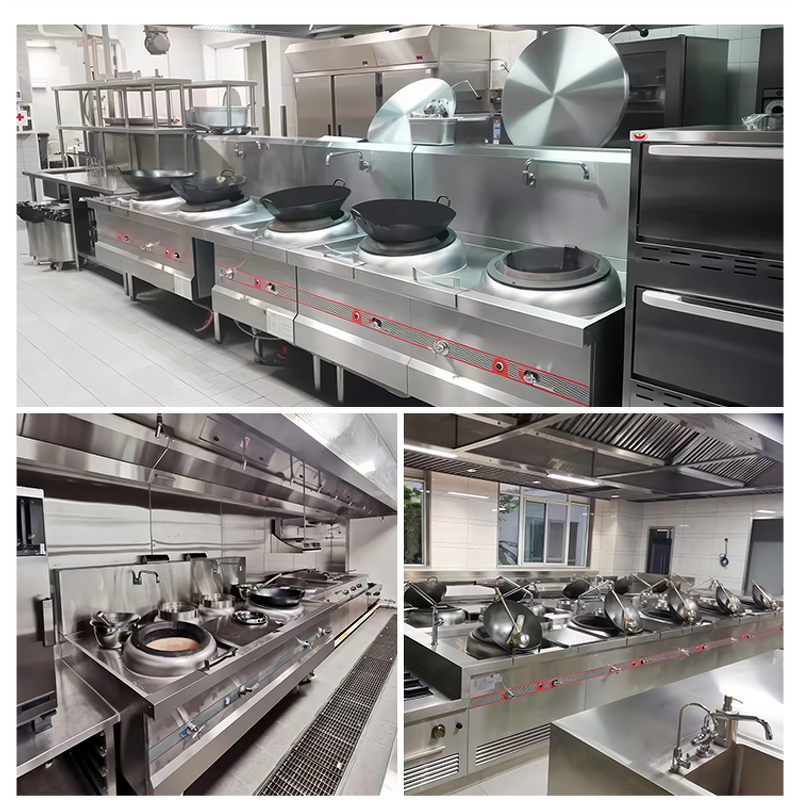 Gas Wok Stove Manufacturer - High-Power 42kW2 Low-Pressure Burner Asian Kitchen