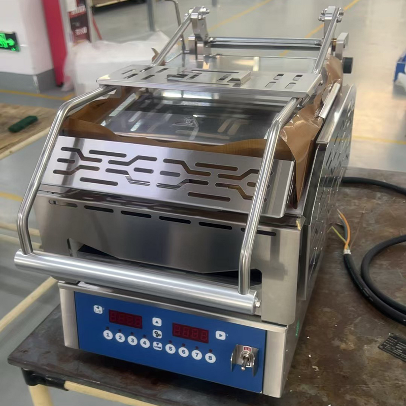 Clamshell Griddle Manufacturer - Fast Food Commercial Electric Burger Patty Griddle