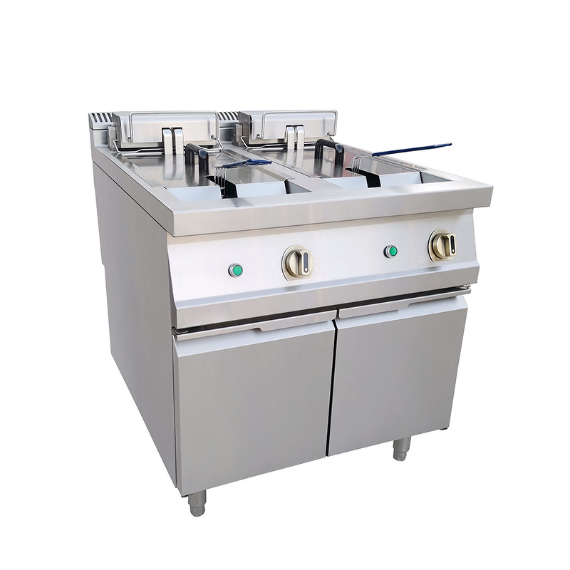 Gas Deep Fryer Manufacturer - Heavy-Duty Double Tank Large Capacity for Catering