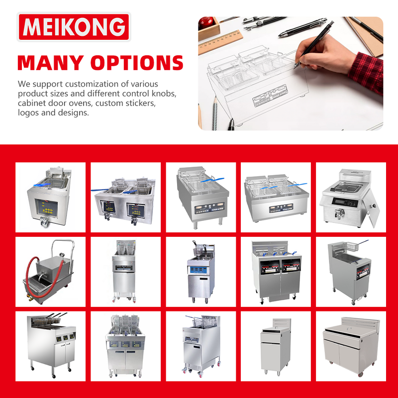 Gas Deep Fryer Manufacturer - Heavy-Duty Double Tank Large Capacity for Catering