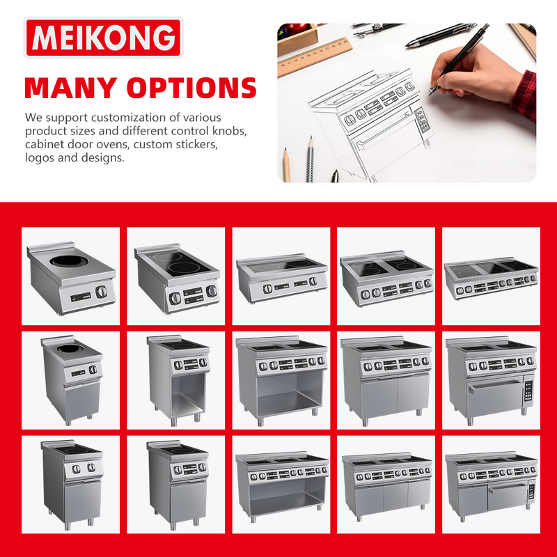 Modular Cooking Station Factory - Customizable Electric Induction Set Kitchen Equipment
