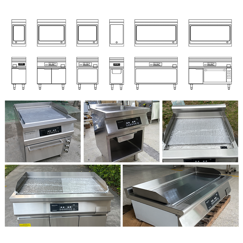 Induction Griddle Supplier - Heavy-Duty 1/3 Furnace High-Volume Cooking Solution
