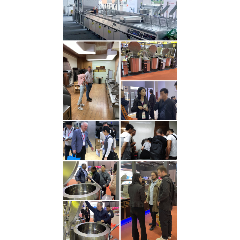 Induction Tilting Kettle Supplier - Commercial Large Capacity Cooking Mixer with Scraper