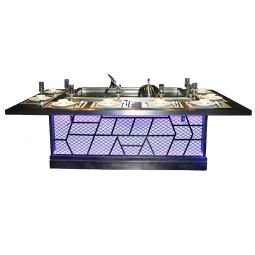 Teppanyaki Table Supplier - Large Smokeless Hibachi Grill Table Commercial