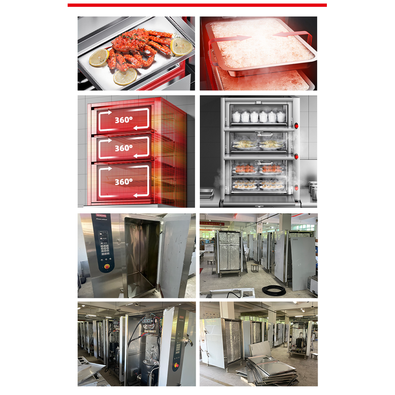 Gas Steam Cabinet Supplier - Energy-Saving 3-Layer Stainless Steel Rice Seafood