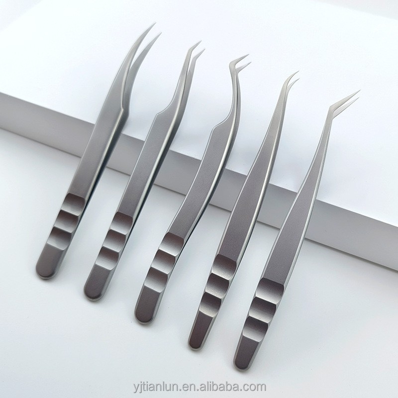 12.5cm Spot Stainless Steel Eyelash Extension Tweezers Specially Designed Ukrainian Eyelash Teacher Training College Beauty Type