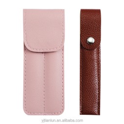 New Arrival Single Double Eyelash Tweezers Protective Bag PU Leather Beauty Tool Acne Needle Storage Bag  for Eyebrow Clip