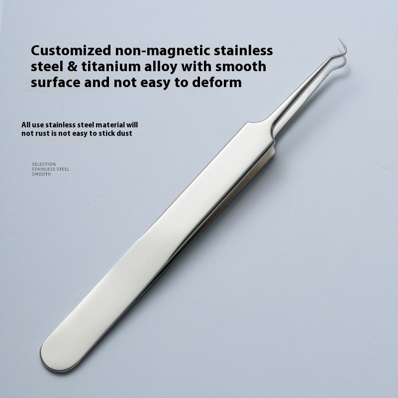 Ultra-Fine Titanium Alloy Non-Magnetic Cell Tweezers Full Set Acne Removal Needle Blackhead Pimple Comedone Pimple Extractor