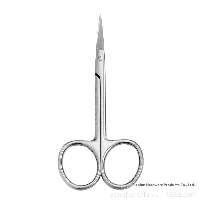 Manufacturer Espot Supplies Beauty Tool Stainless Steel Pointed Toe Scissors Eyebrow Scissor Straight Head for  Nose Hair Makeup