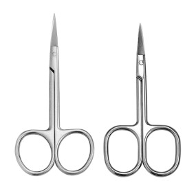 Manufacturer Espot Supplies Beauty Tool Stainless Steel Pointed Toe Scissors Eyebrow Scissor Straight Head for  Nose Hair Makeup