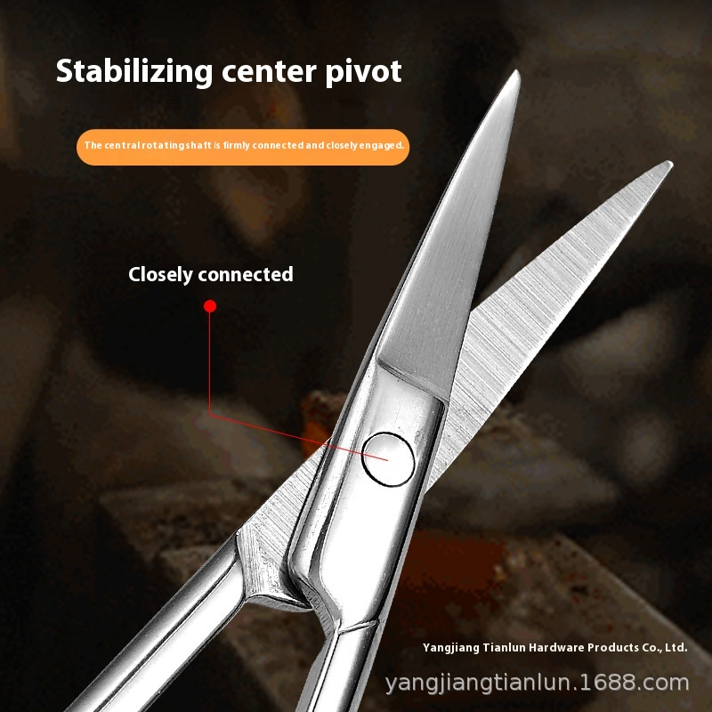 Manufacturer Espot Supplies Beauty Tool Stainless Steel Pointed Toe Scissors Eyebrow Scissor Straight Head for  Nose Hair Makeup