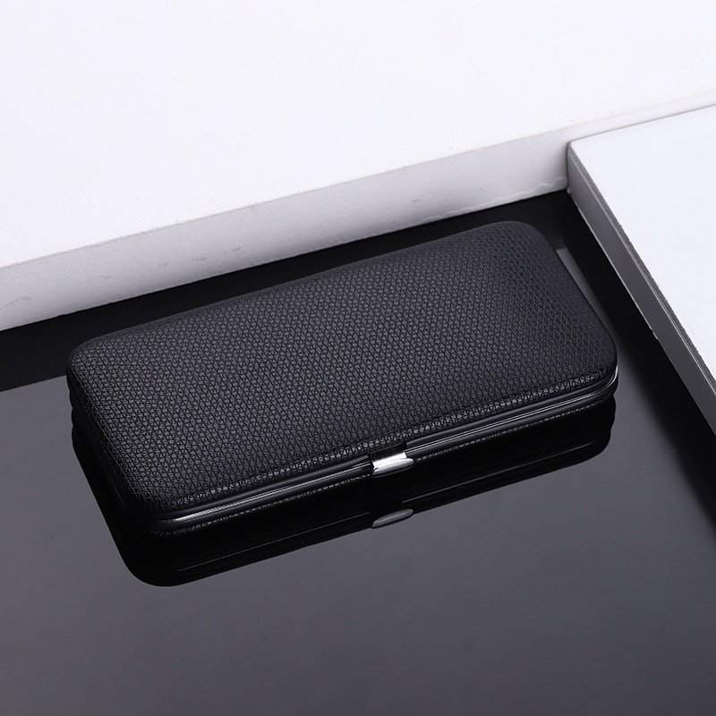 High Quality PU Leather Case for Eyelash Tweezers Stock Multi-Piece Storage Grafted  Eyelash Tweezers  High-End Tweezers Case