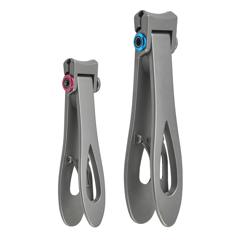 Large Die-Cast Nail Clippers for Thick Fingers Curved Blade Household Toe Clippers Manicure Pedicure Tools for Hard Toe Fingers
