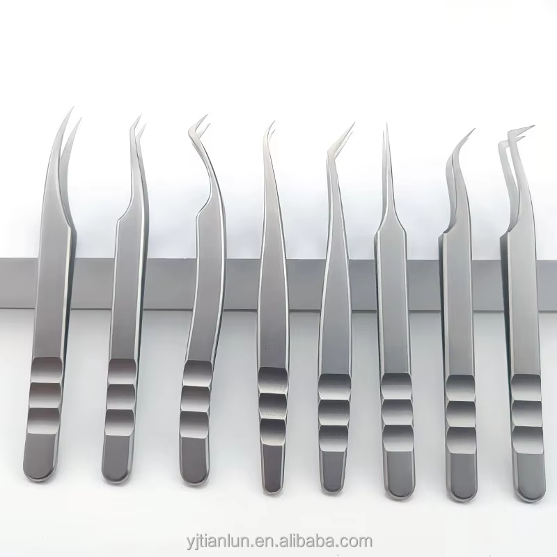 High Precision Stainless Steel Eyelash Extension Tweezers Specially Designed Ukrainian Eyelash Teacher Training College Beauty