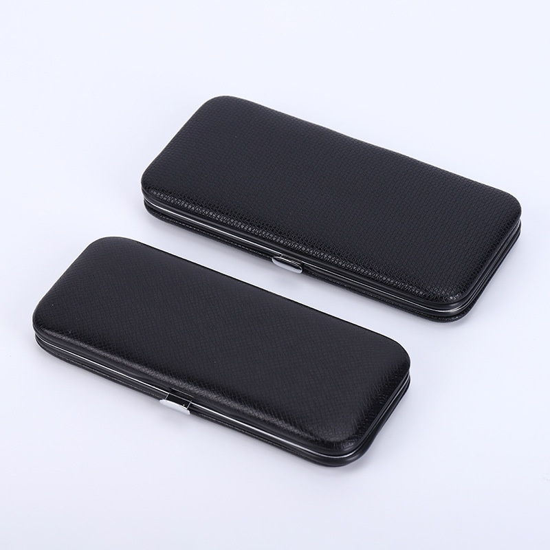 High Quality PU Leather Case for Eyelash Tweezers Stock Multi-Piece Storage Grafted  Eyelash Tweezers  High-End Tweezers Case