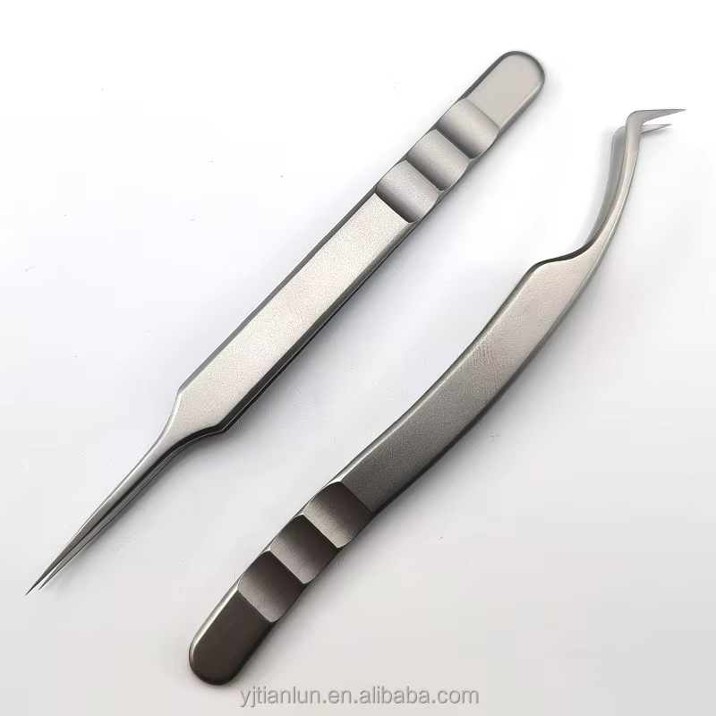 High Precision Stainless Steel Eyelash Extension Tweezers Specially Designed Ukrainian Eyelash Teacher Training College Beauty